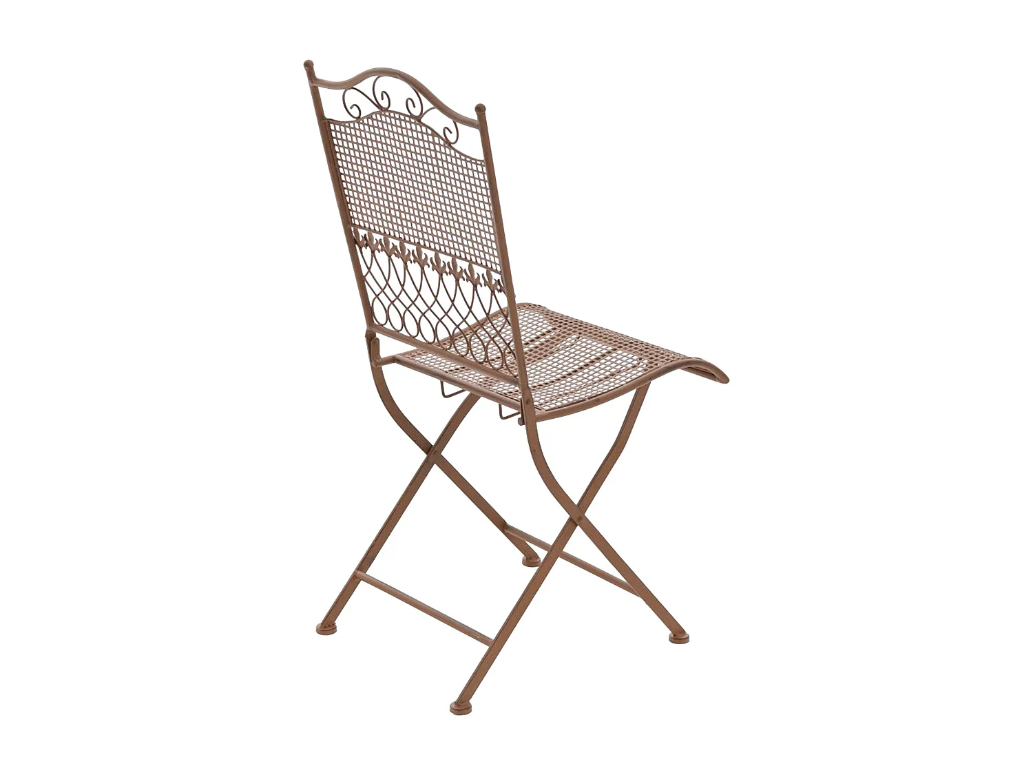 Gartenstuhl - Metall - antik braun - Kiran