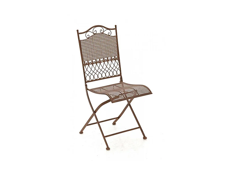 Chaises de jardin - Métal - Marron antique - Kiran