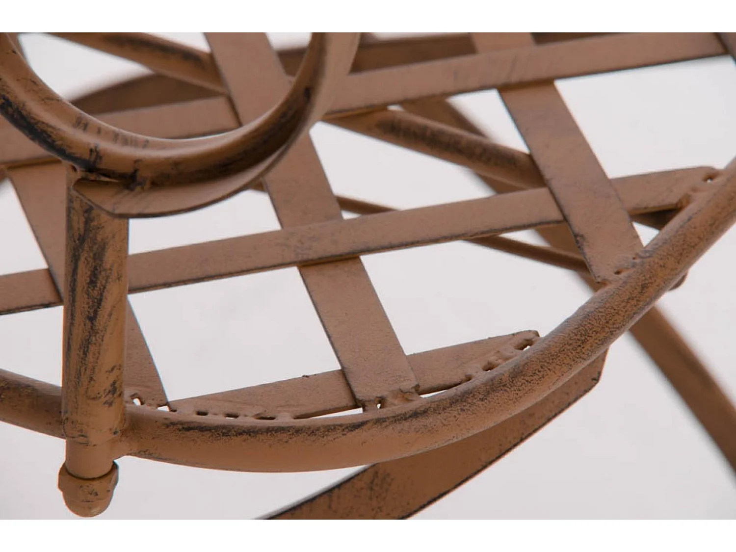 Chaises de jardin - Métal & Fer galvanisé - Marron antique - Adara