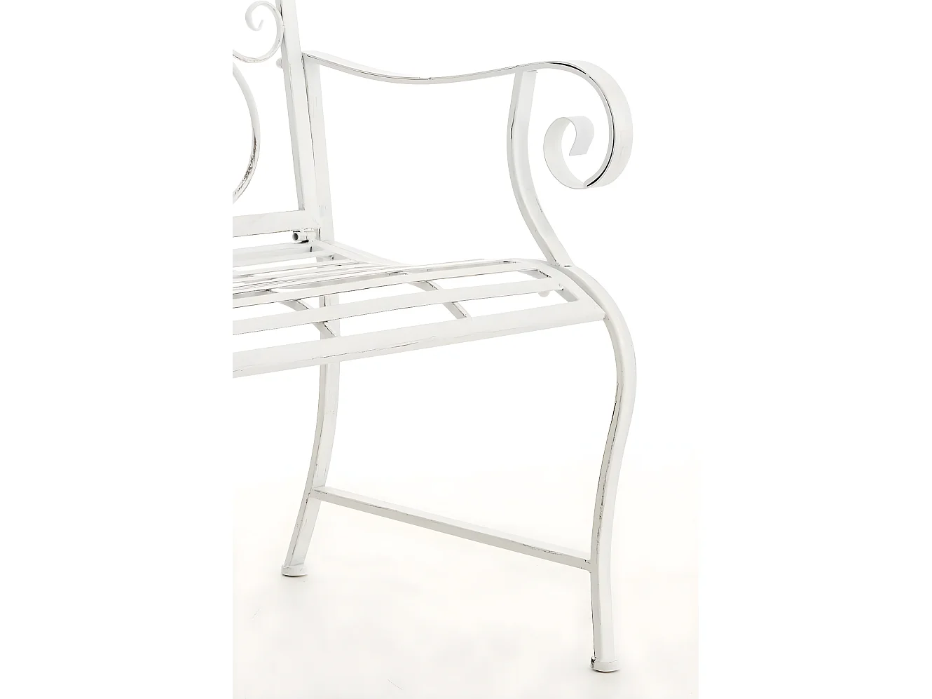 Tuinstoel - Metaal & zwart - antiek/wit - Punjab