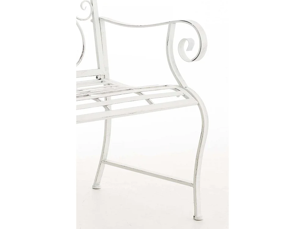 Chaises de jardin - Métal - Blanc antique - Punjab