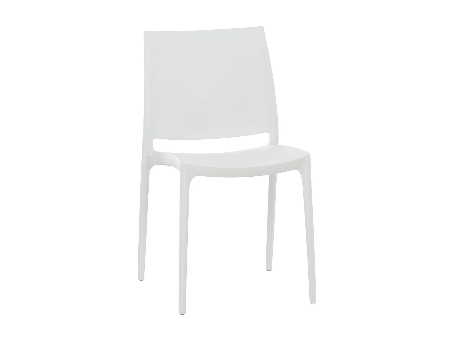 Chaises de jardin - Plastique - Blanc - Maya