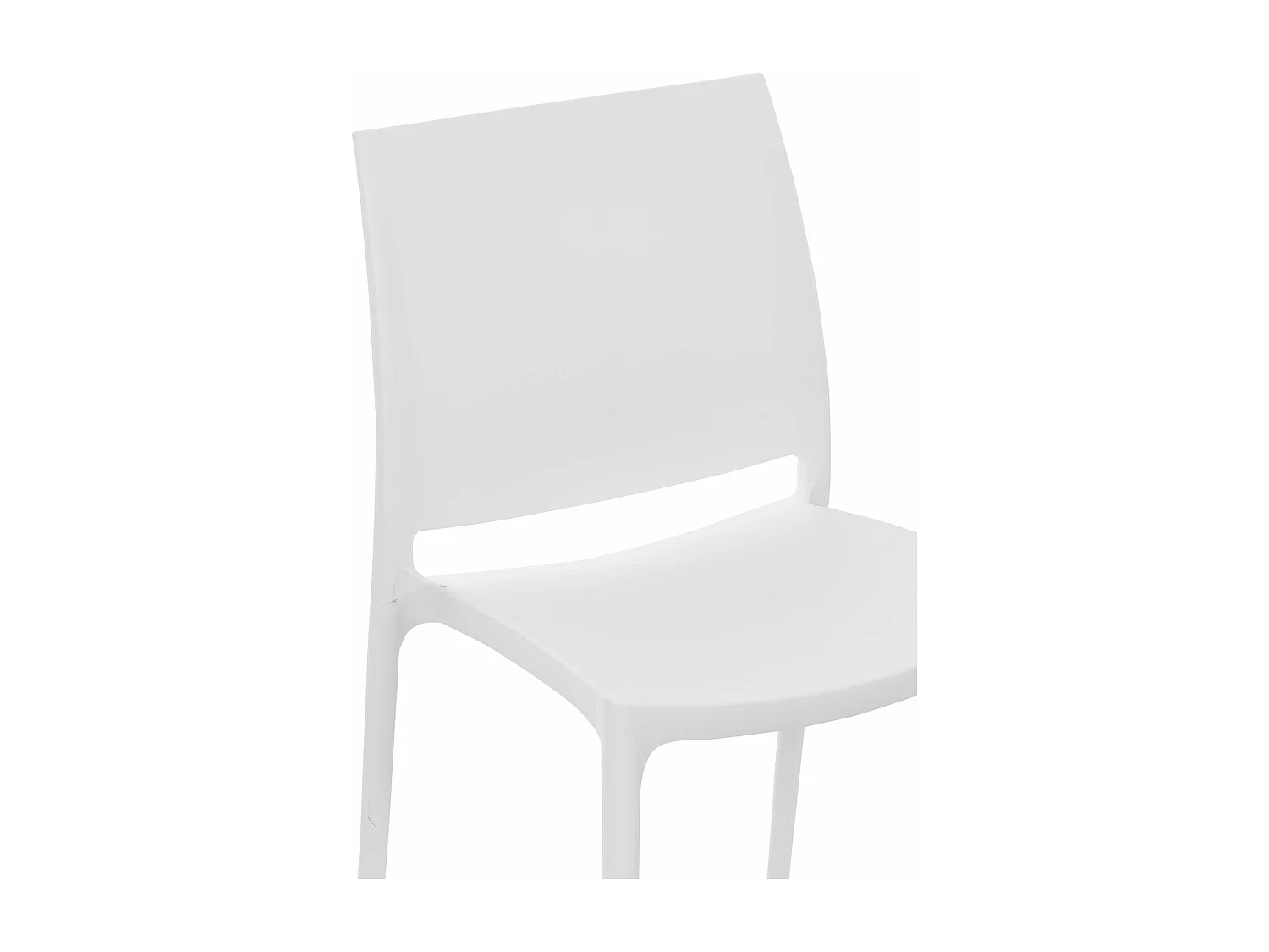 Chaises de jardin - Plastique - Blanc - Maya