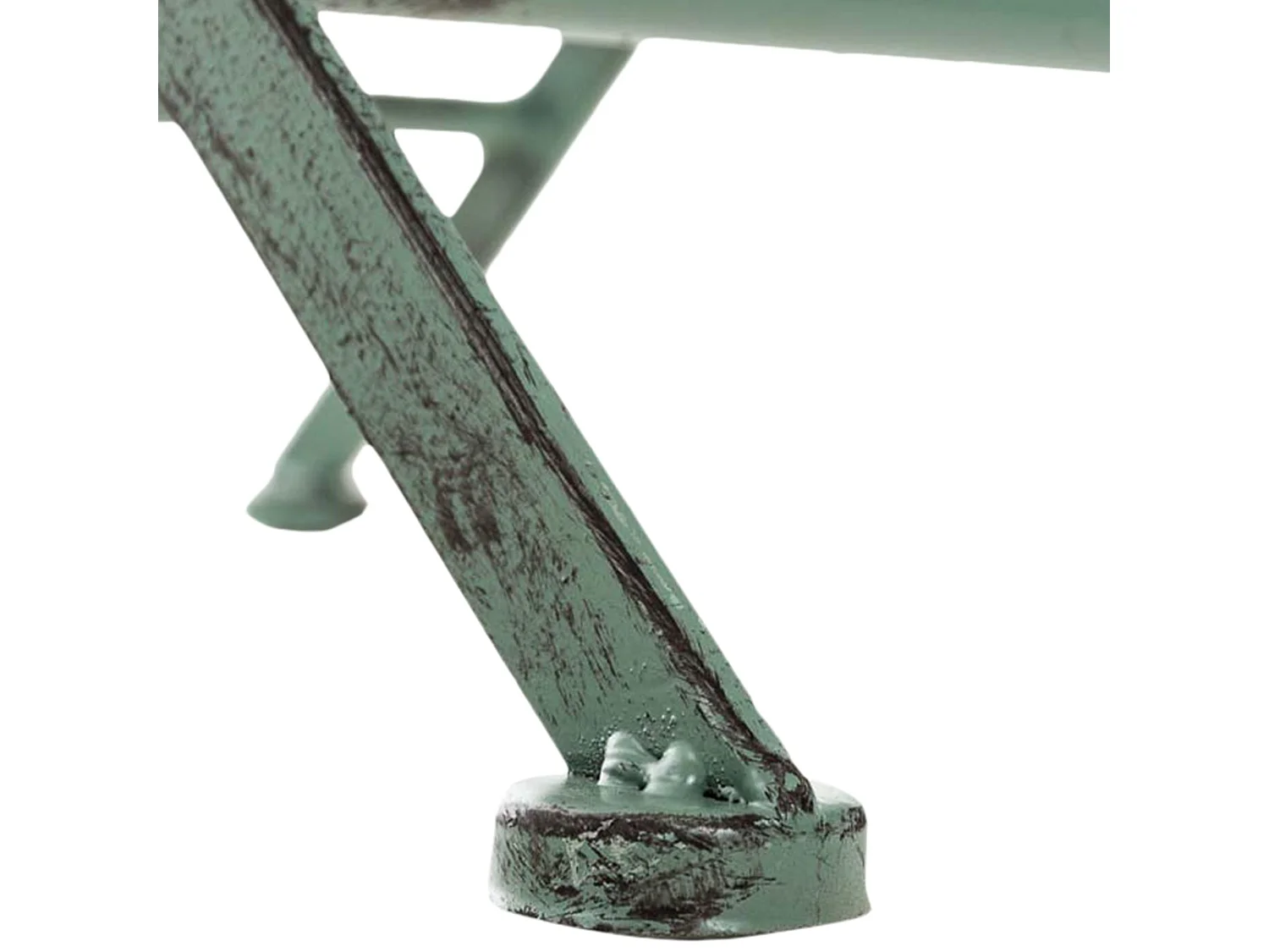 Lot de 2  Chaises de jardin - Métal - Vert antique - Sibell