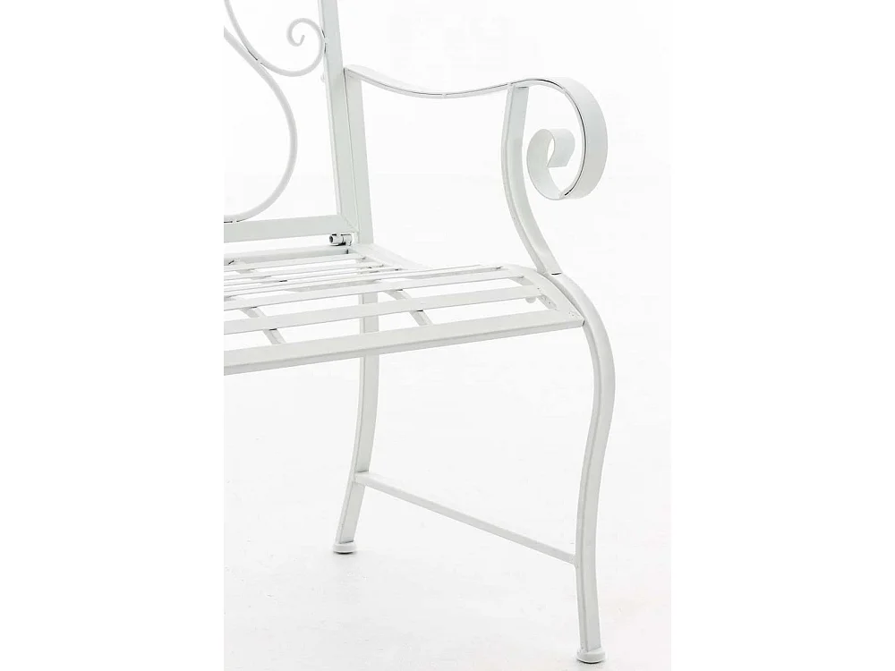 Chaises de jardin - Métal & Antique clair - Blanc - Punjab
