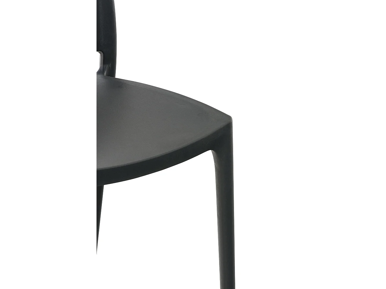 Chaises de jardin - Plastique & Chrome - Gris foncé - Maya