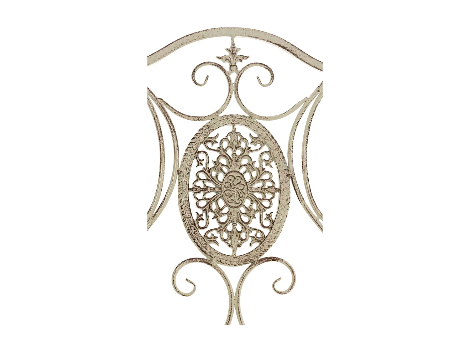 Chaises de jardin - Métal - Crème antique - Sibell