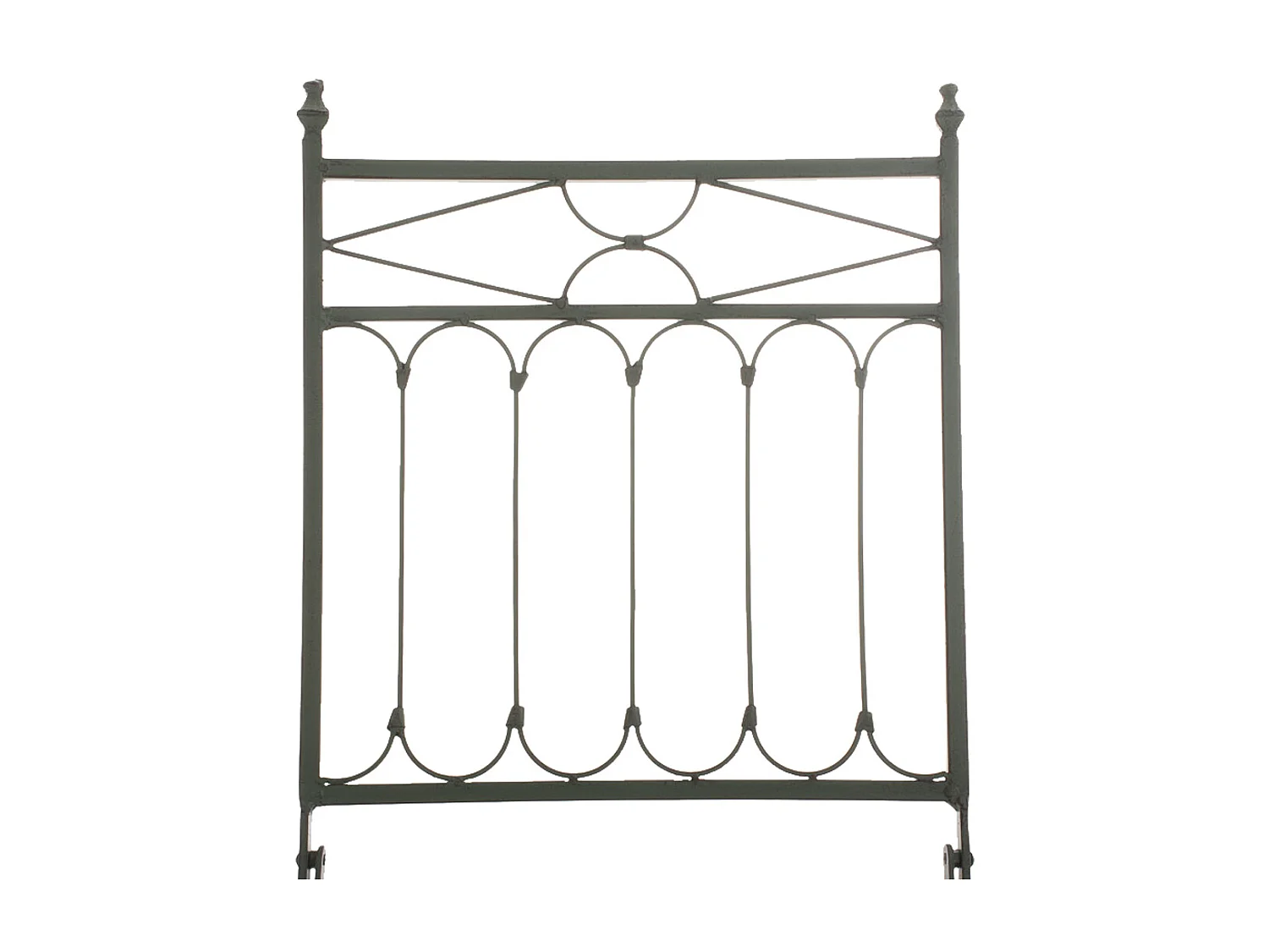 Set di 2 sedie da giardino - Metallo & Metallo - verde antico - Asina