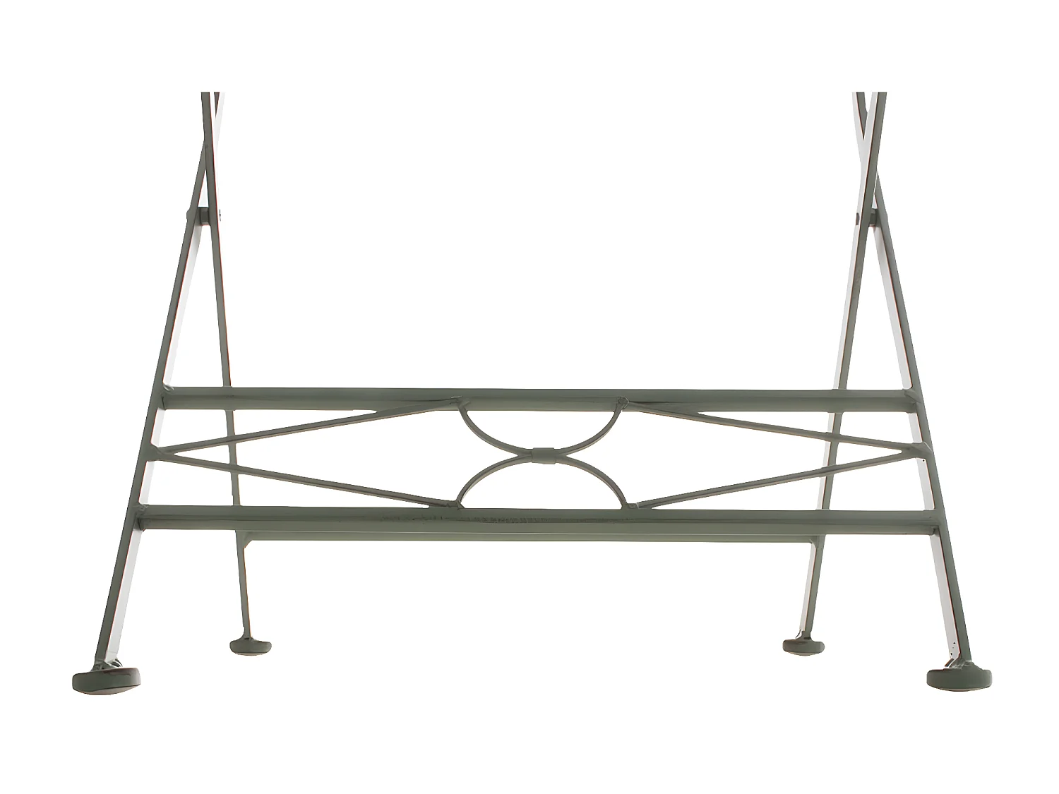 Set di 2 sedie da giardino - Metallo & Metallo - verde antico - Asina