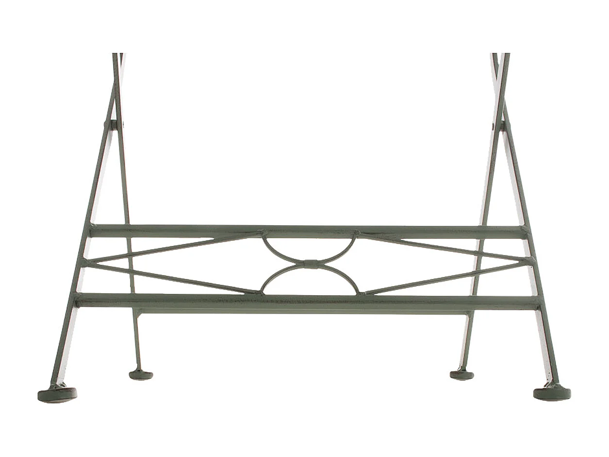 Lot de 2  Chaises de jardin - Métal - Vert antique - Asina