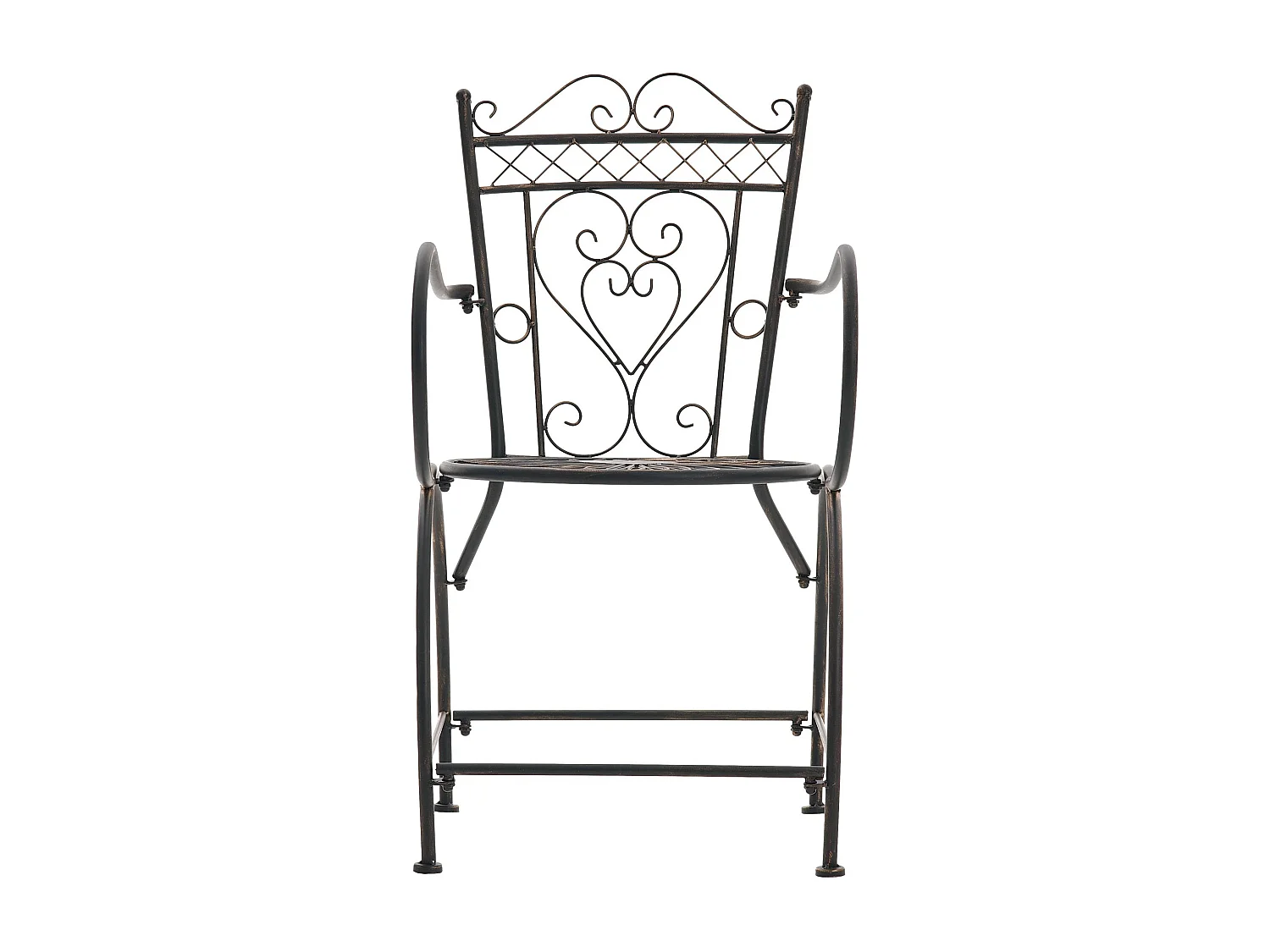 Chaises de jardin - Métal & Acier inoxydable - Bronze - Sheela