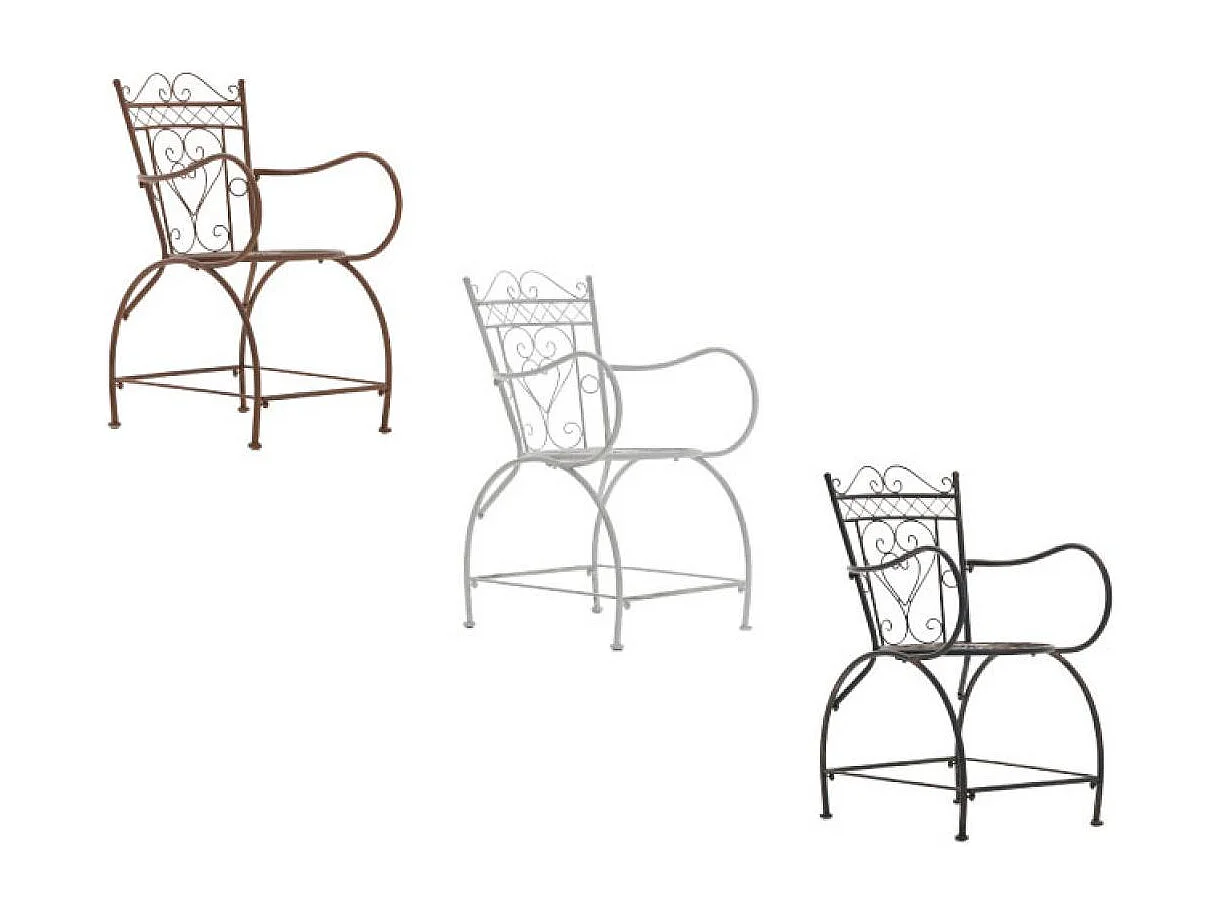 Chaises de jardin - Métal & Acier inoxydable - Bronze - Sheela