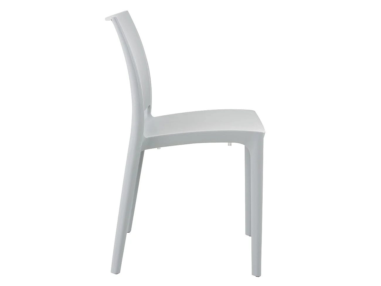 Chaises de jardin - Plastique & Acier inoxydable - Gris clair - Maya
