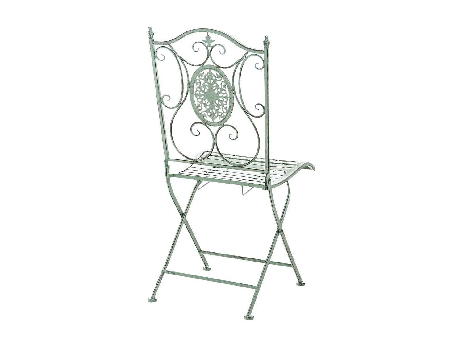 Chaises de jardin - Métal & Nature - Vert antique - Sibell