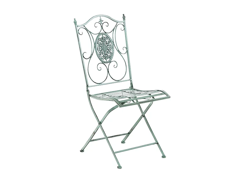 Gartenstuhl - Metall & natura - antik-grün - Sibell
