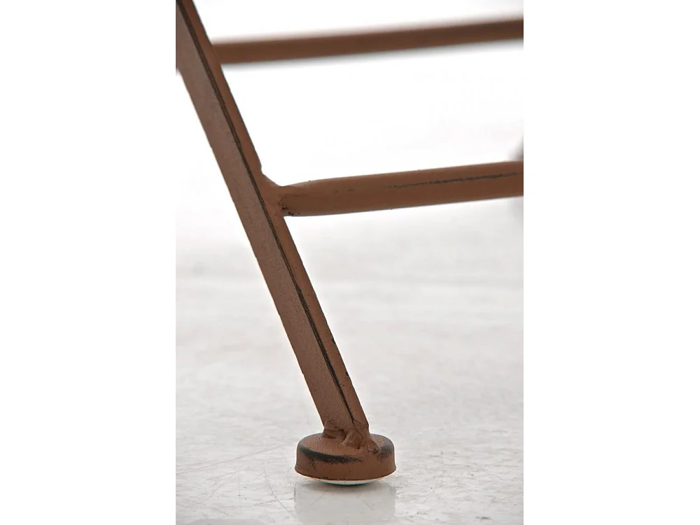 tuinstoel - Metalen & Gegalvaniseerd ijzer - antiek bruin - Indra