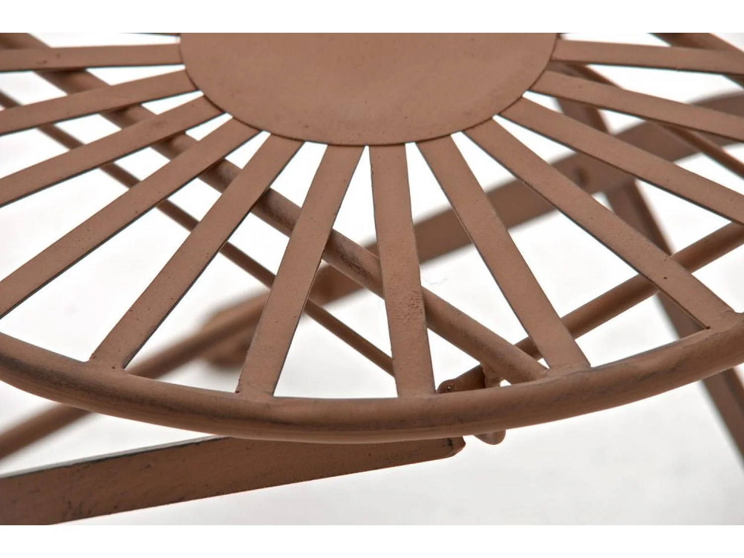 Chaises de jardin - Métal & Fer galvanisé - Marron antique - Indra