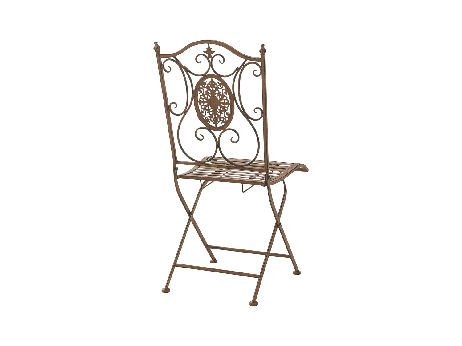 Gartenstuhl - Metall - antik braun - Sibell
