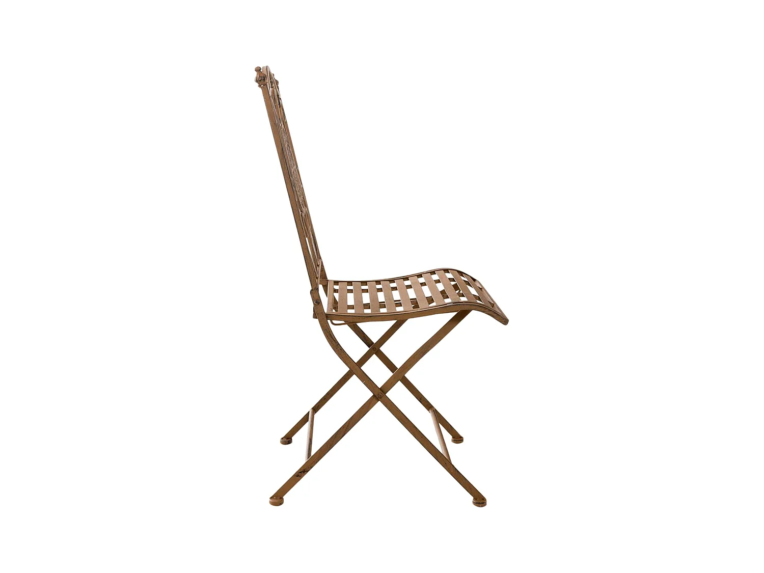 Gartenstuhl - Metall - antik braun - Sibell