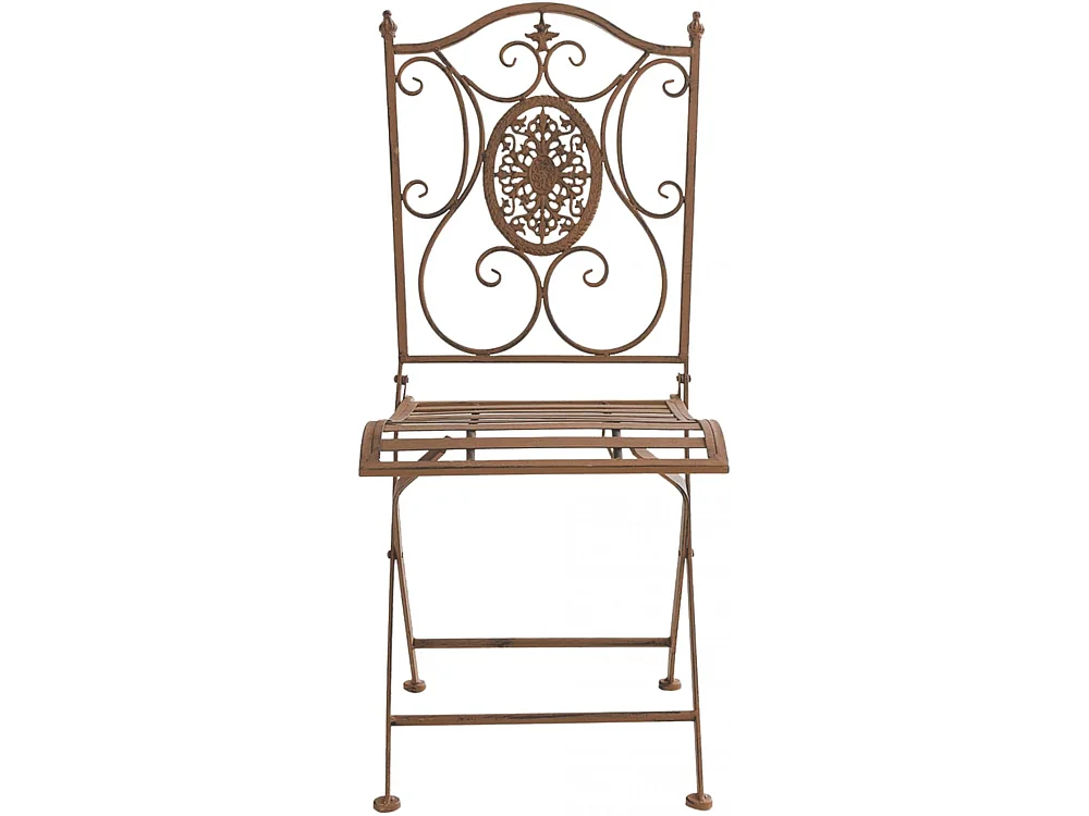 Chaises de jardin - Métal & Antique clair - Marron antique - Sibell