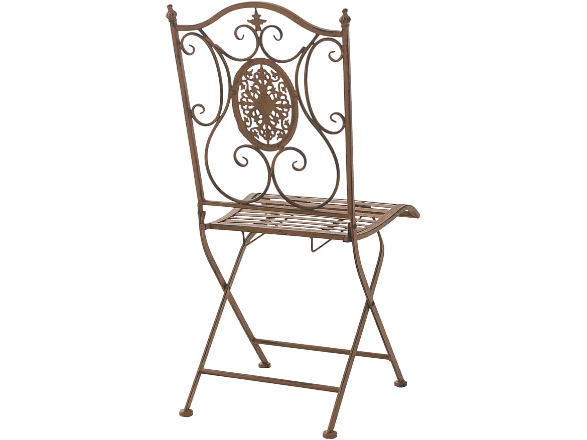Chaises de jardin - Métal & Antique clair - Marron antique - Sibell
