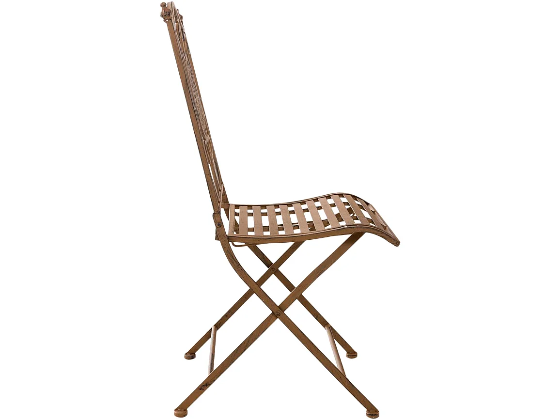 Chaises de jardin - Métal & Antique clair - Marron antique - Sibell