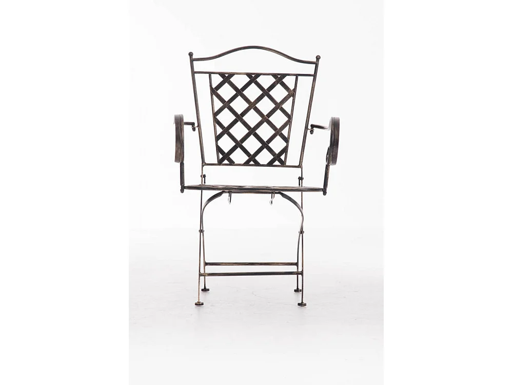 Chaises de jardin - Métal & Fer galvanisé - Bronze - Adara