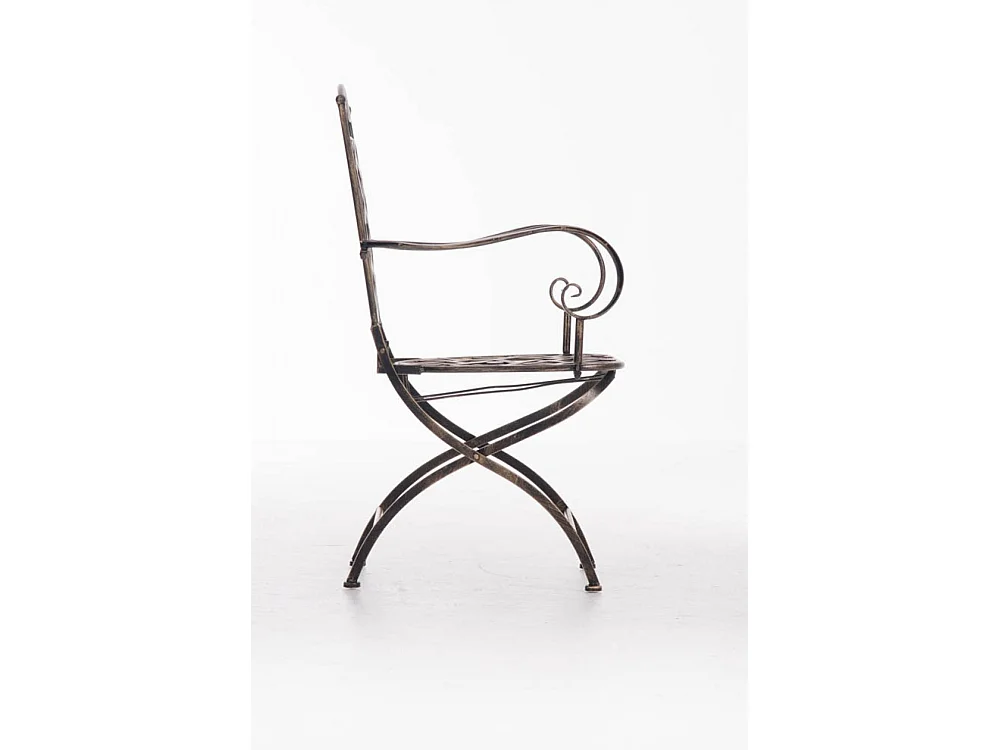 Chaises de jardin - Métal & Fer galvanisé - Bronze - Adara