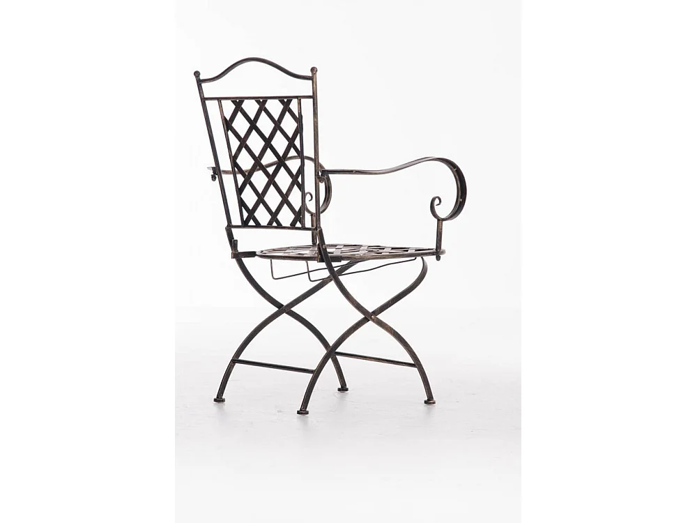 Chaises de jardin - Métal & Fer galvanisé - Bronze - Adara