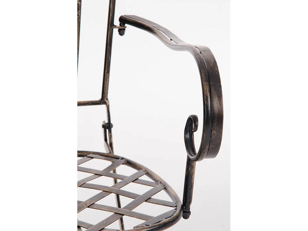 Chaises de jardin - Métal & Fer galvanisé - Bronze - Adara