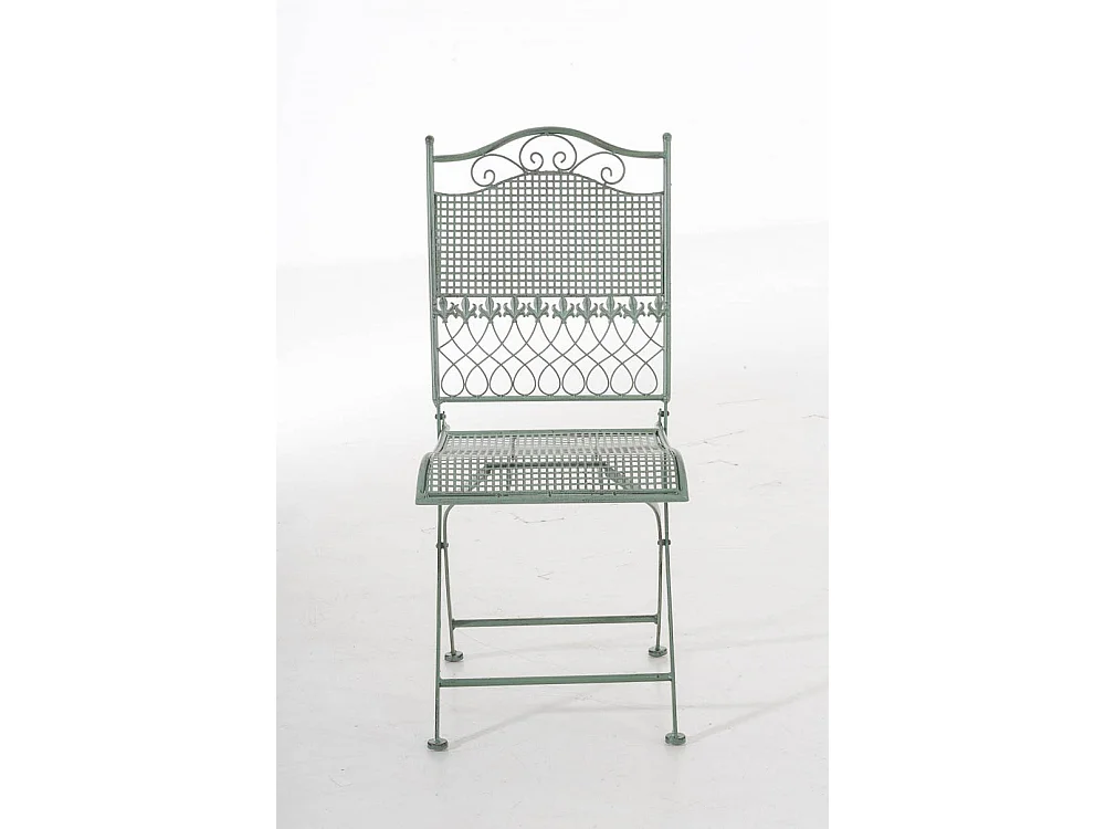Chaises de jardin - Métal - Vert antique - Kiran