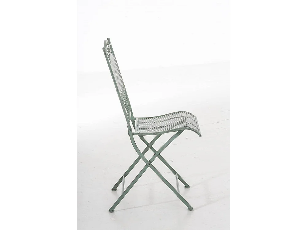 Chaises de jardin - Métal - Vert antique - Kiran