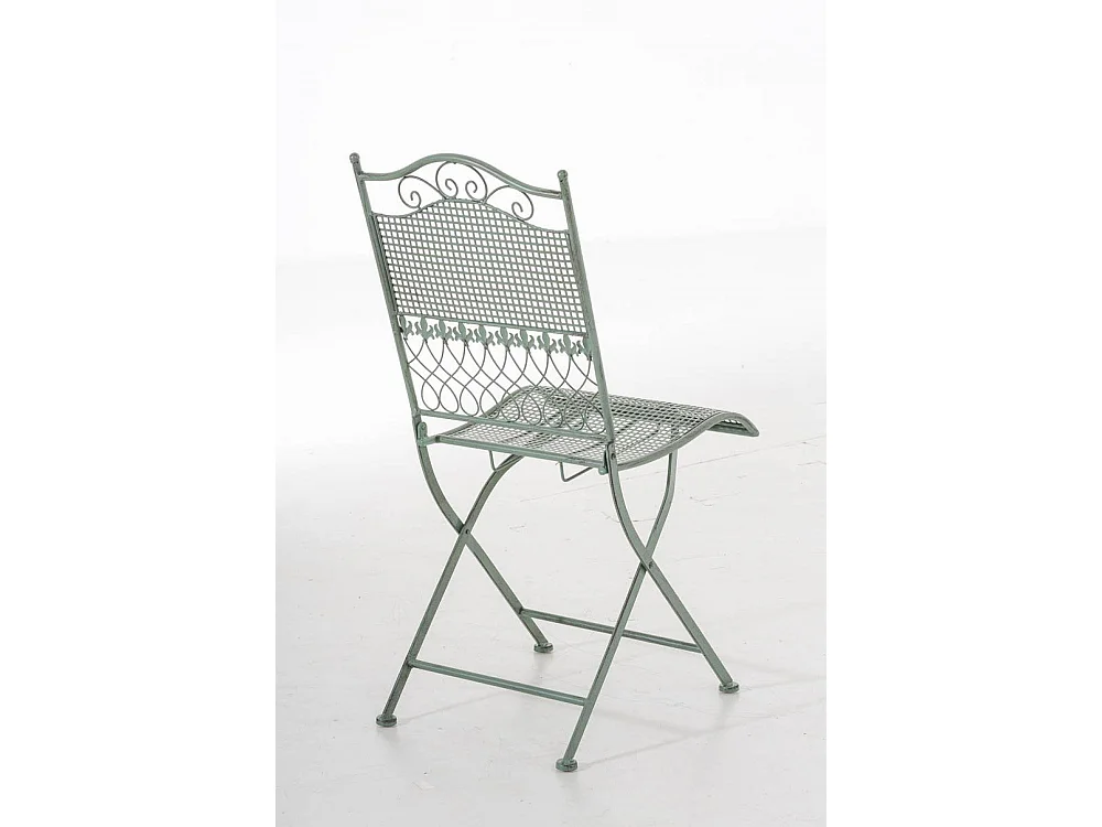 Chaises de jardin - Métal - Vert antique - Kiran