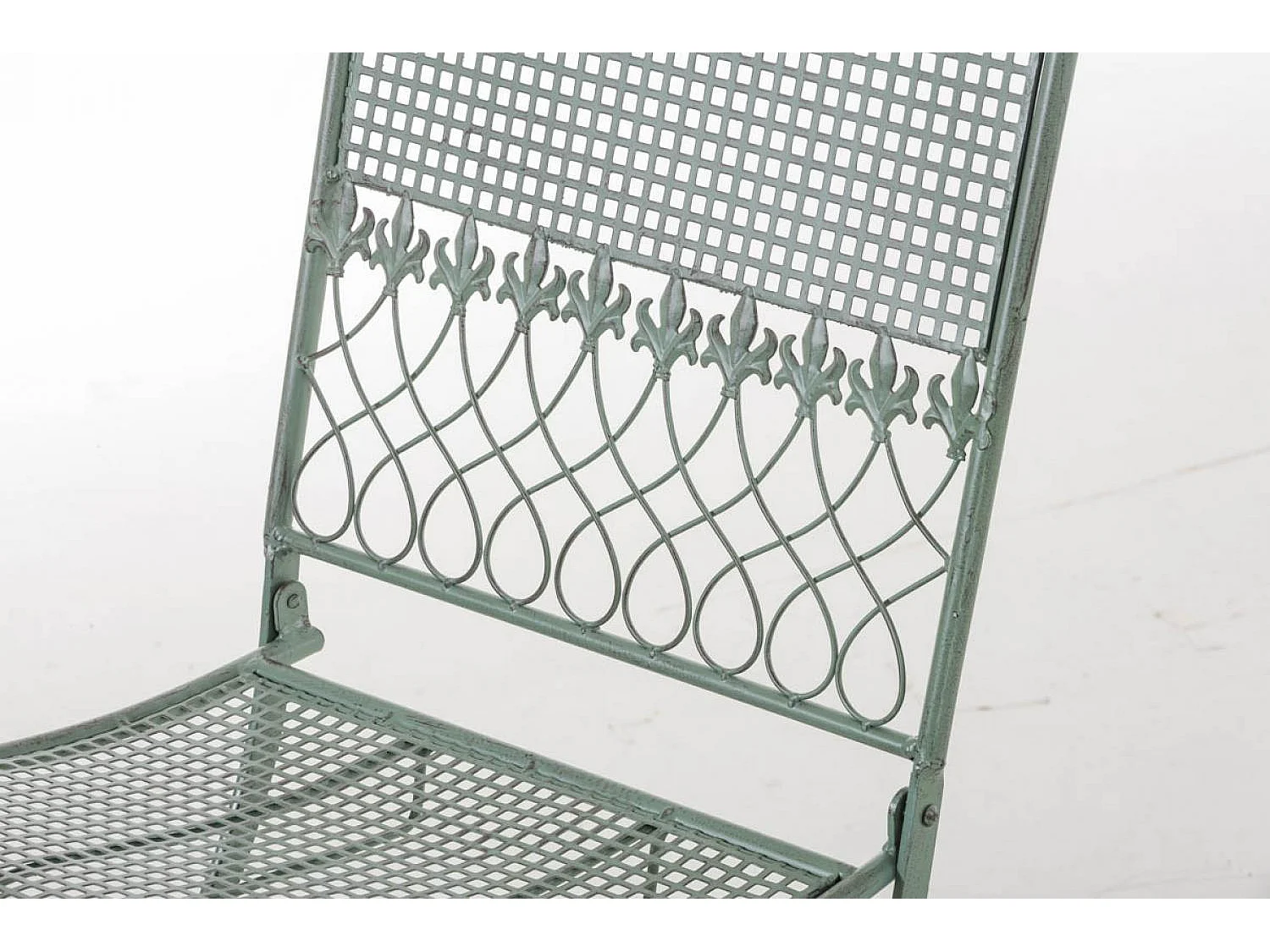 Chaises de jardin - Métal - Vert antique - Kiran