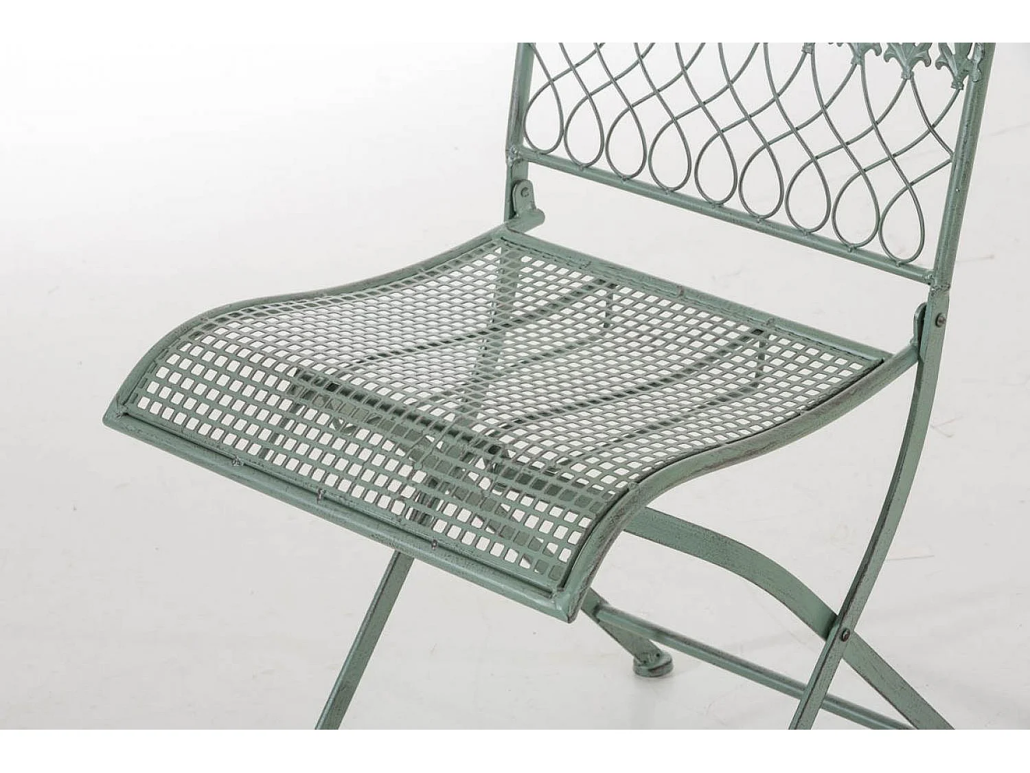 Chaises de jardin - Métal - Vert antique - Kiran