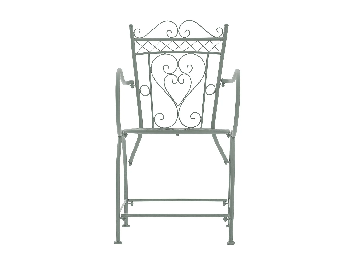 Chaises de jardin - Métal - Vert antique - Sheela