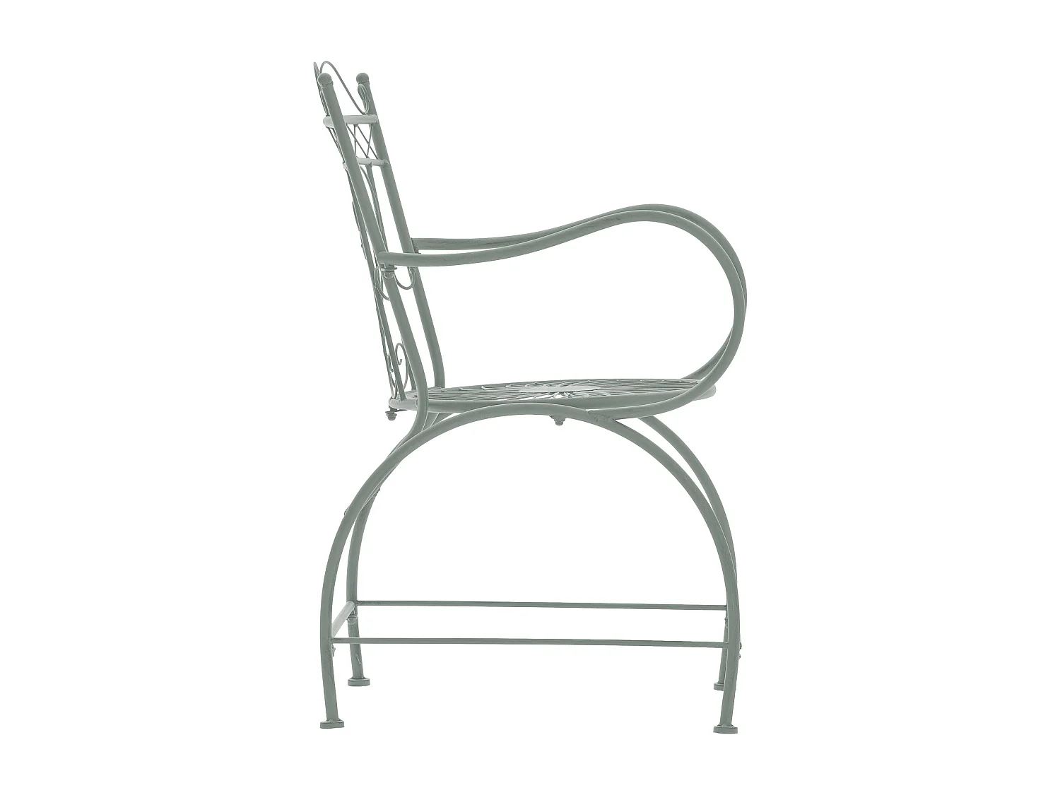 Chaises de jardin - Métal - Vert antique - Sheela