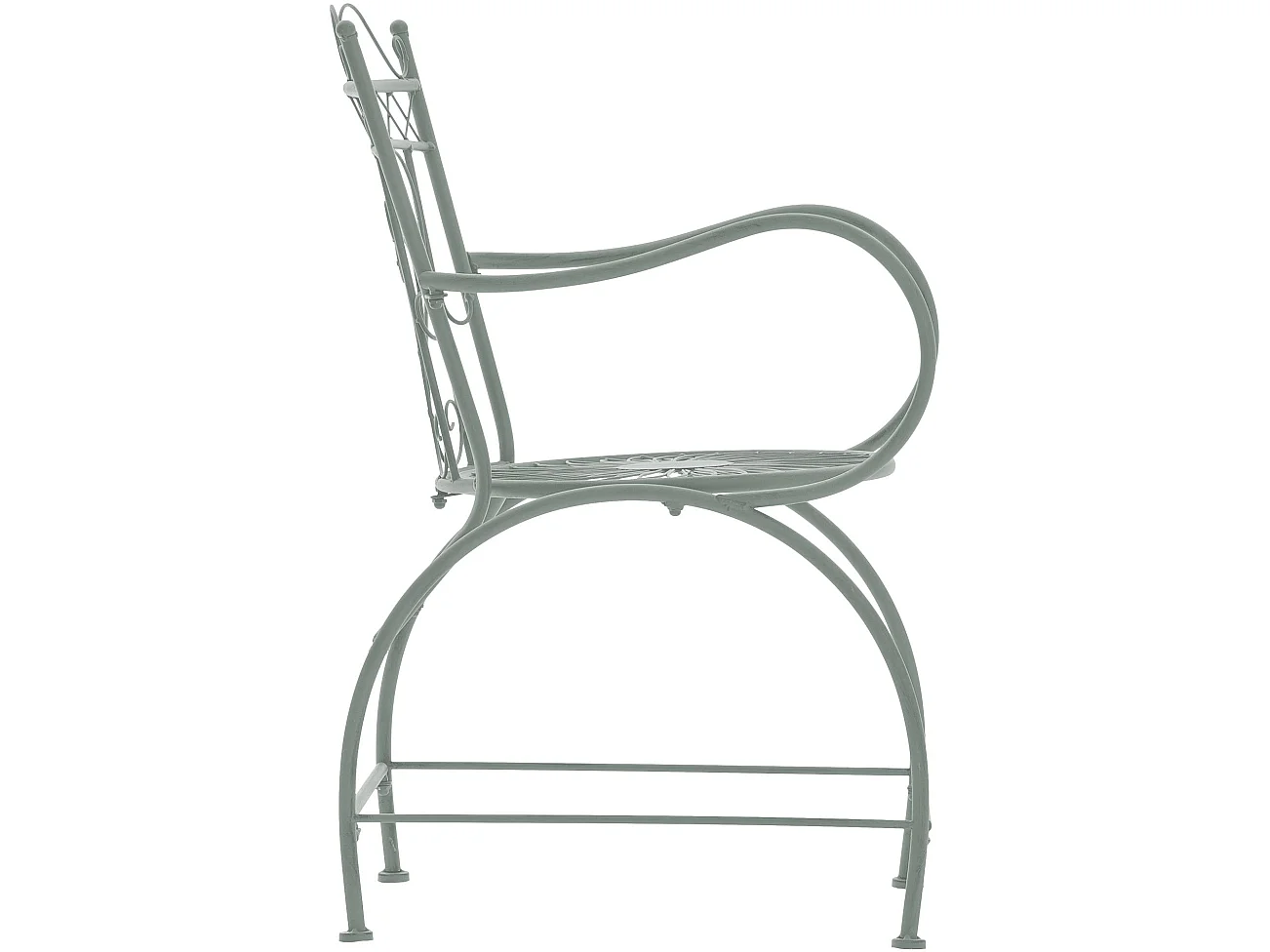 Chaises de jardin - Métal - Vert antique - Sheela