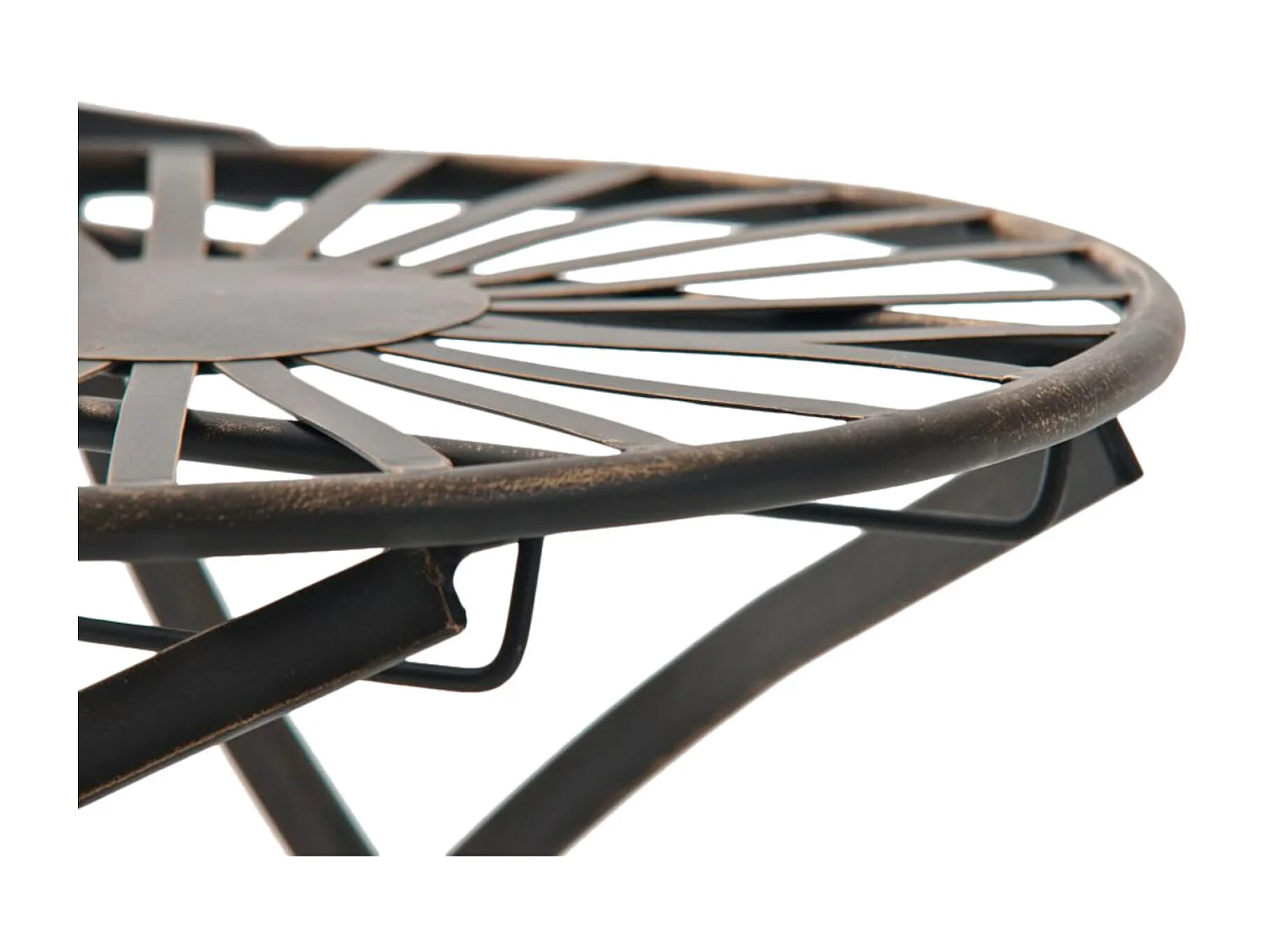 Set van 2 tuinstoel - Metalen & Gegalvaniseerd ijzer - bronzen - Indra