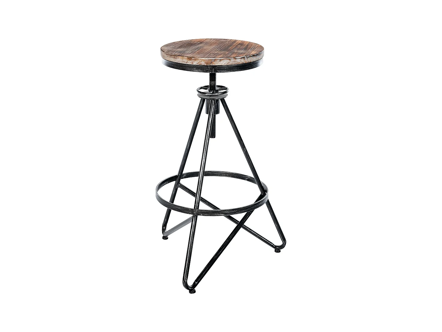 Tabouret de bar - Métal - Argent - Karla