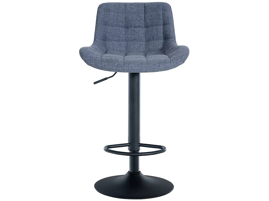 Barhocker - Stoff - blau - Tover