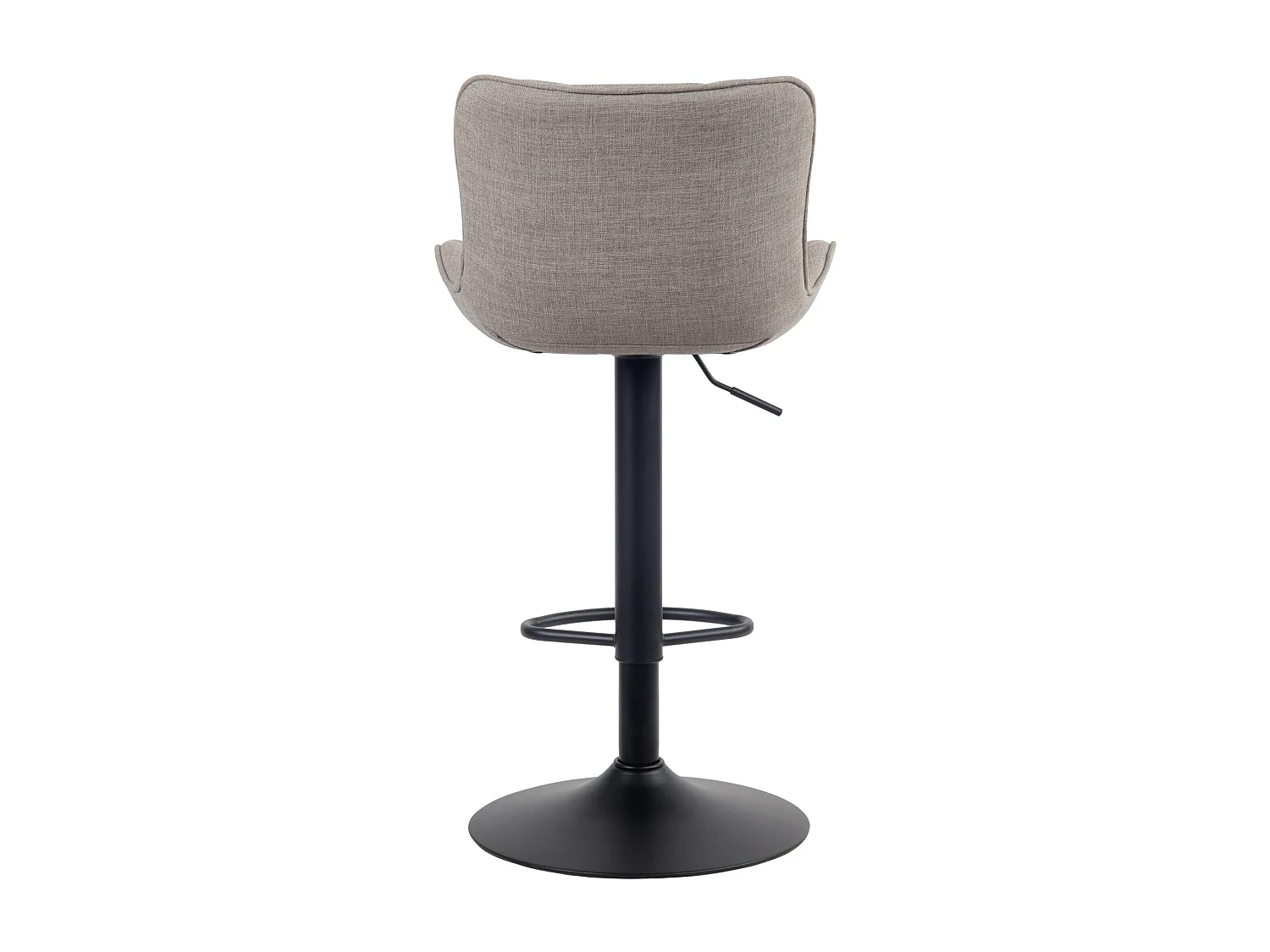 Lot de 2  Tabouret de bar - Tissu - Taupe - Linus