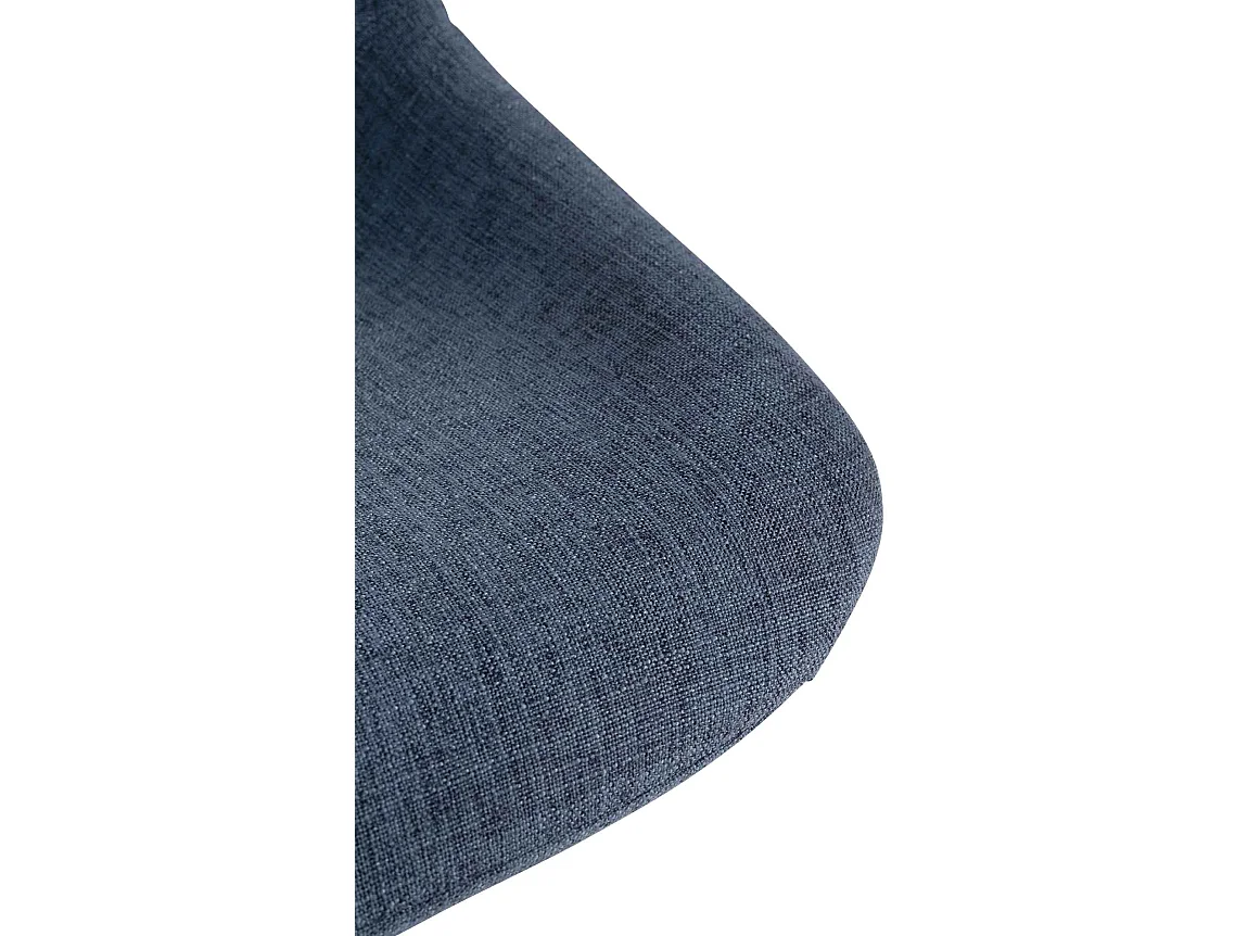 Tabouret de bar - Tissu - Bleu - Loft