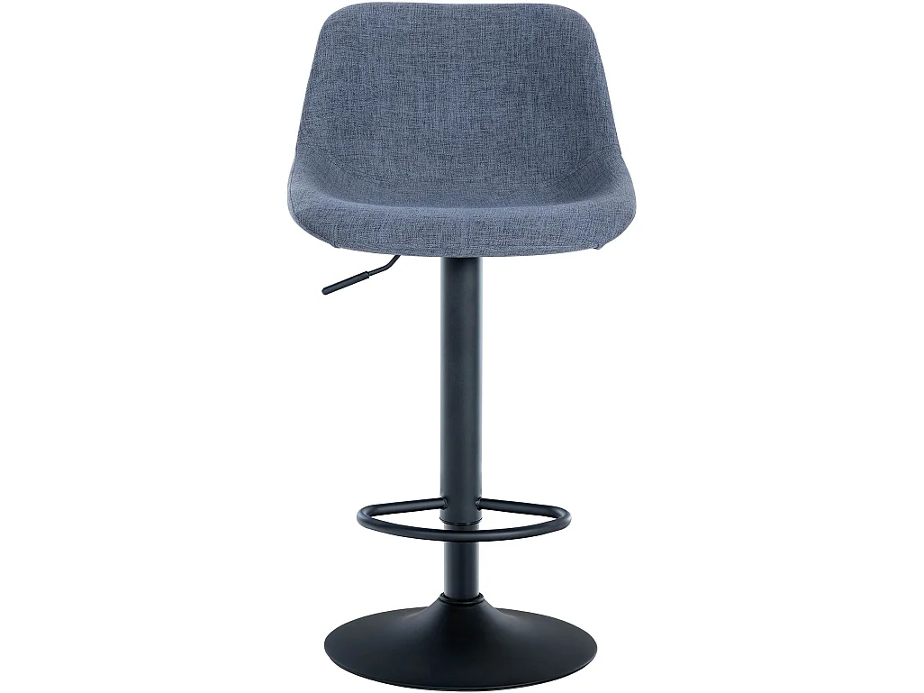Tabouret de bar - Tissu - Bleu - Loft