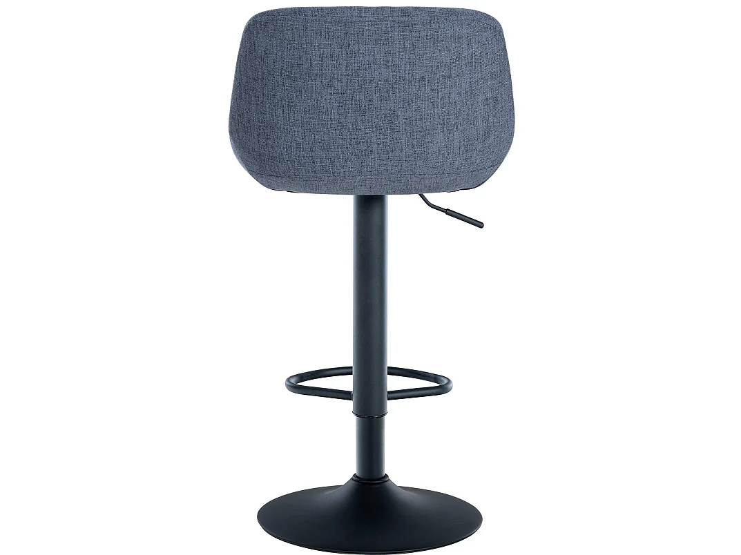 Tabouret de bar - Tissu - Bleu - Loft