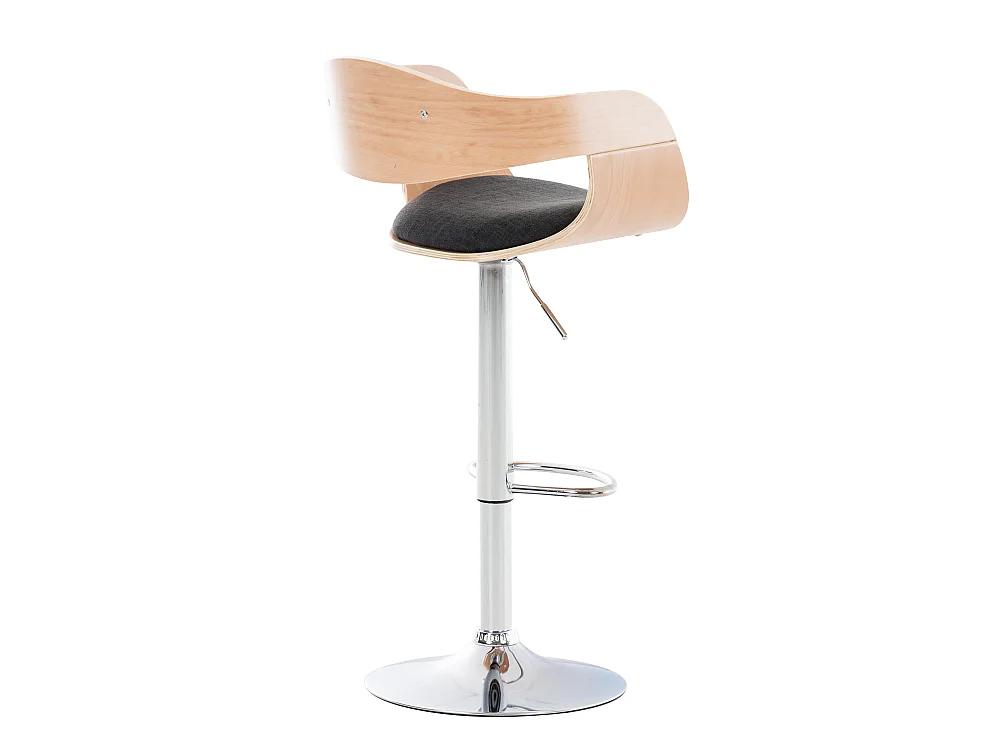 Set van 2  Barkruk - Stof - natura/donkergrijs - Kingston