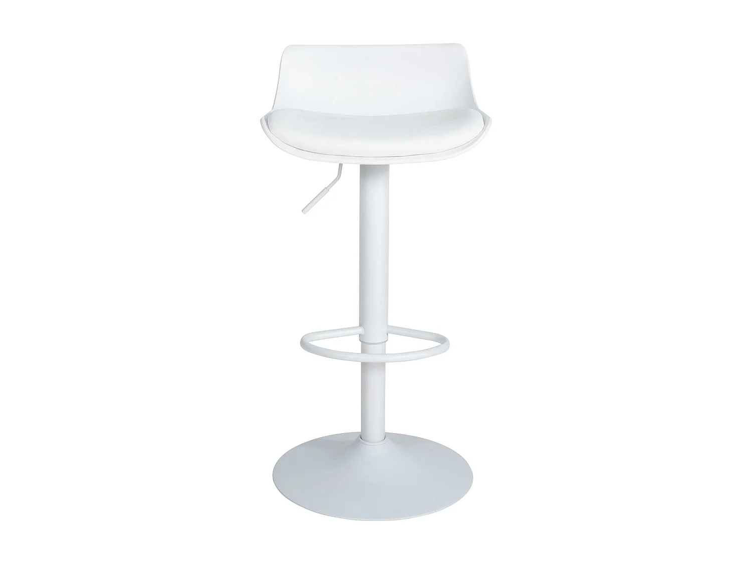 Tabouret de bar - Similicuir & Blanc - Blanc - Aveiro