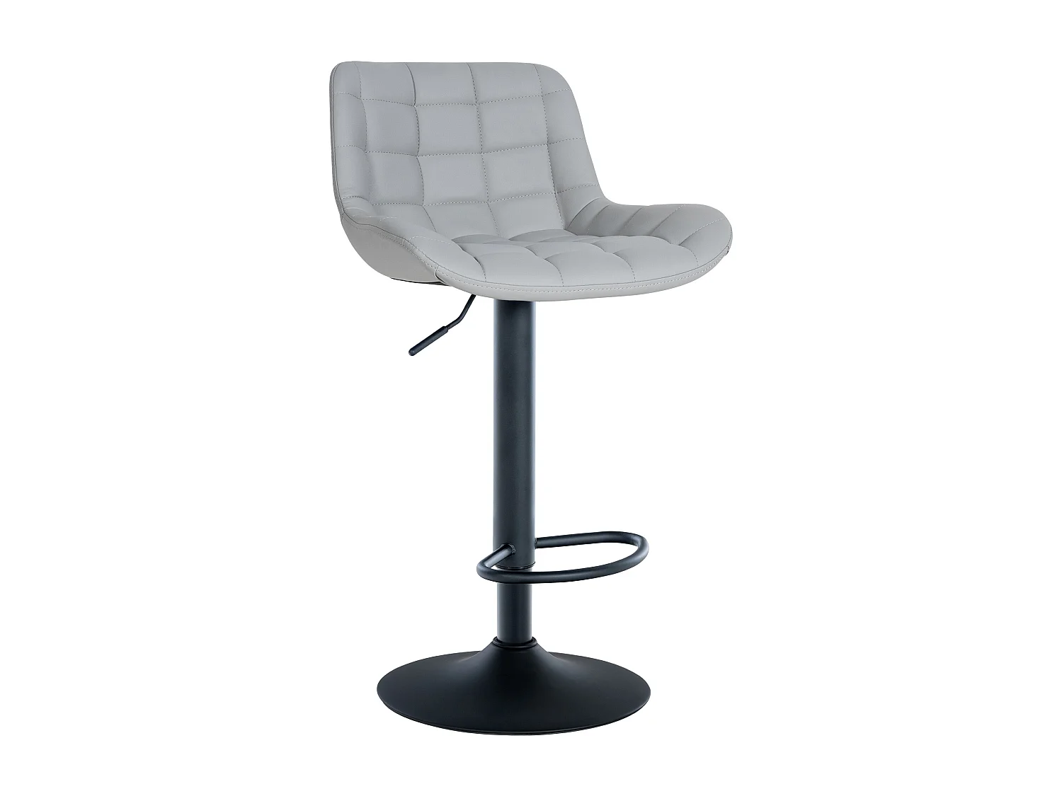 Barkruk - Kunstleer - grijs - Tover