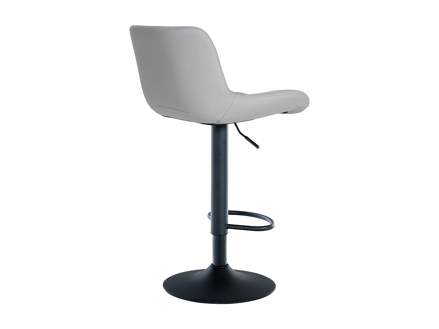 Barkruk - Kunstleer - grijs - Tover