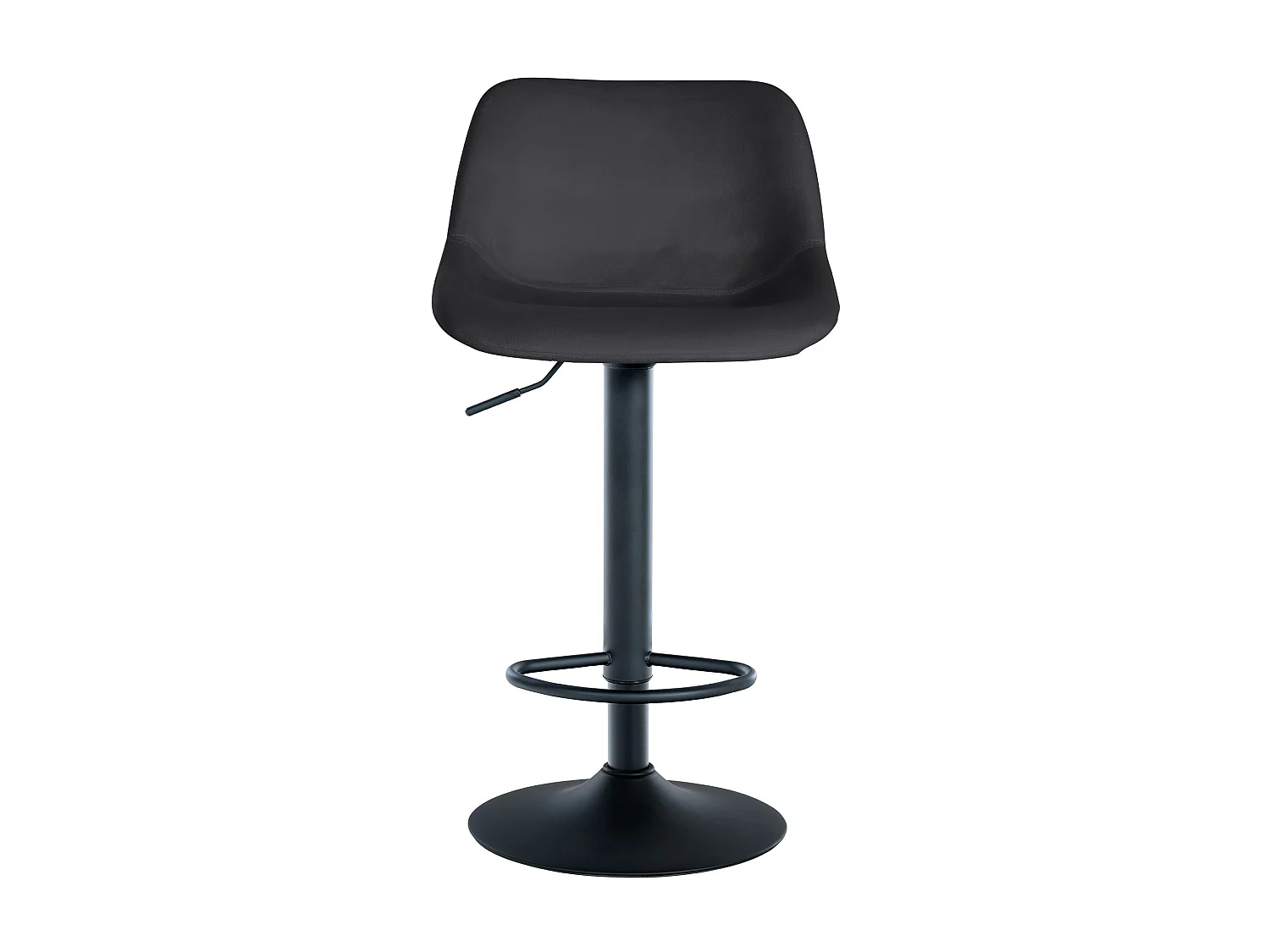Tabouret de bar - Velours - Noir - Loft
